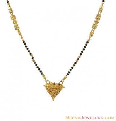 Indian Gold Mangalsutra (18 Inches) ( MangalSutras )