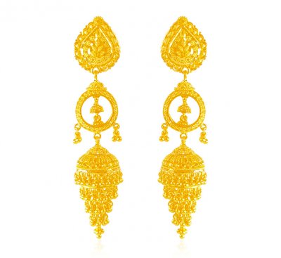 Exclusive 22K Gold Jhumkas ( Exquisite Earrings )