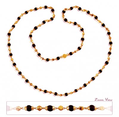 22k Holy Tulsi Mala (24in) ( 22Kt Long Chains (Ladies) )