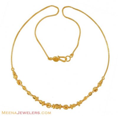 Yellow Gold Chain(22k) ( 22Kt Gold Fancy Chains )