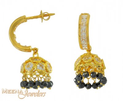 22Kt Gold Fancy Earrings ( 22Kt Gold Fancy Earrings )