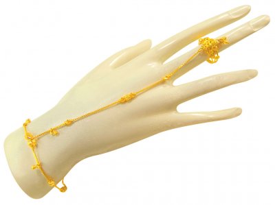 22 Karat Gold Panja Bracelet (1 PC) ( Ladies Bracelets )