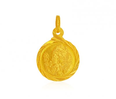22k Gold reversible pendant ( Ganesh, Laxmi and other God Pendants )