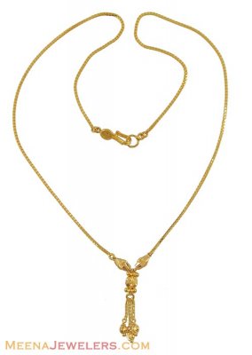 22K Gold Dokia Chain ( 22Kt Gold Fancy Chains )