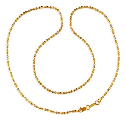 22KT Balls Chain (18 Inches) ( 22Kt Long Chains (Ladies) )