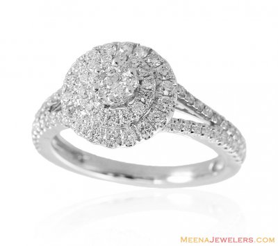 White Gold 18k Diamond Ring ( Diamond Rings )