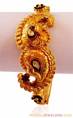 22k Gold Kundan Kada ( Antique Bangles )