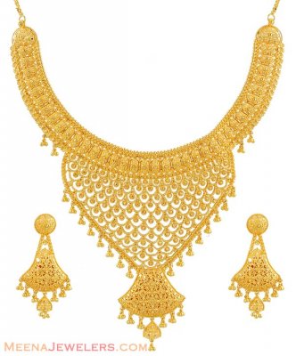 Beautiful Necklace and Earring Set ( Bridal Necklace Sets )