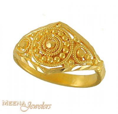 New born Baby Gold Ring  ( 22Kt Baby Rings )