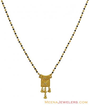 Indian Gold Mangalsutra (18 Inch) ( MangalSutras )