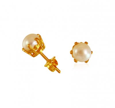 22k Gold Pearls Tops  ( 22 Kt Gold Tops )