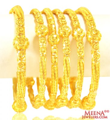 22 Karat Gold Bangles Set ( Set of Bangles )