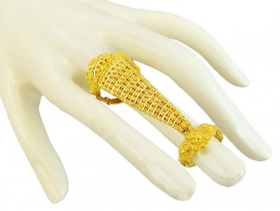 22K Dual Exquisite Ring ( Ladies Gold Ring )