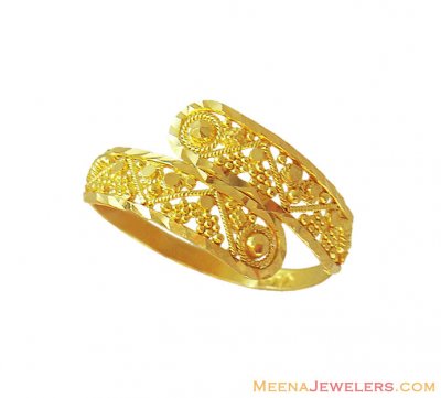 Indian Fancy Ring (22 Kt) ( Ladies Gold Ring )