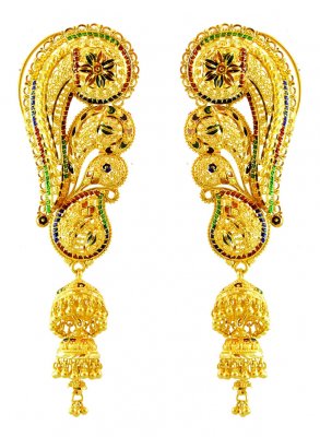 22k Exclusive Jhumki Earrings ( Long Earrings )