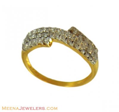 18K simple Diamond Ring ( Diamond Rings )