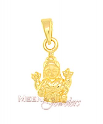 22Kt Gold Goddess Laxmi Pendant ( Ganesh, Laxmi and other God Pendants )