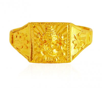 22Kt Gold Mens Ring ( Religious Rings )