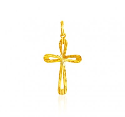 22K Gold Cross Pendant  ( Jesus Cross Pendants )