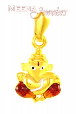 22K Ganesh Pendant ( Ganesh, Laxmi and other God Pendants )
