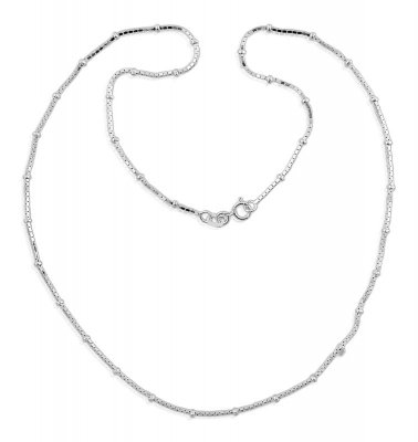 18K White Gold Chain 16 Inches ( 22Kt Gold Fancy Chains )