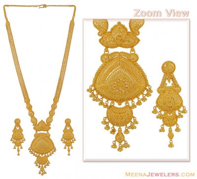 Bridal Patta Set (22k gold) ( Bridal Necklace Sets )