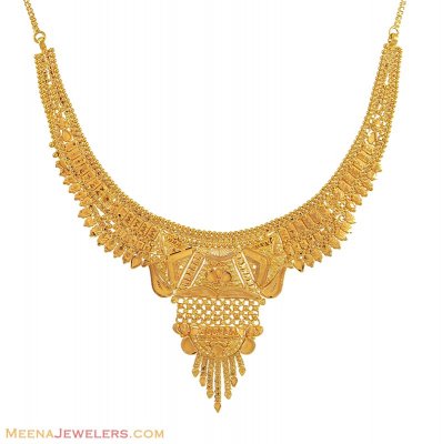 22K Gold Necklace (no earrings) ( 22 Kt Gold Sets )