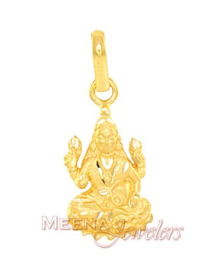 22Kt Gold Laxmi Pendant ( Ganesh, Laxmi and other God Pendants )