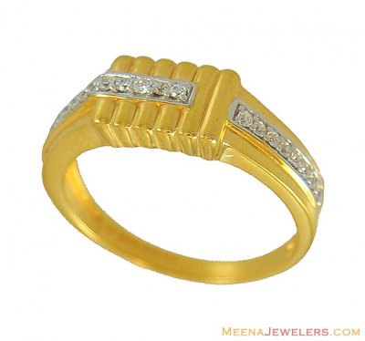 Gold Mens Signity Ring ( Mens Signity Rings )