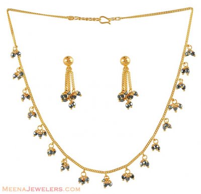 Necklace Set With Crystals ( Light Sets )