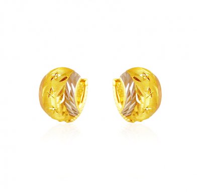 22k Gold ClipOn Earrings ( Clip On Earrings )
