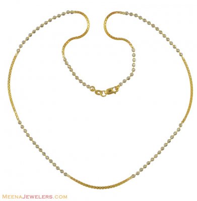 22k Chain with Gold balls ( Plain Gold Chains )