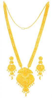 22Karat Gold Bridal Necklace Set ( Bridal Necklace Sets )