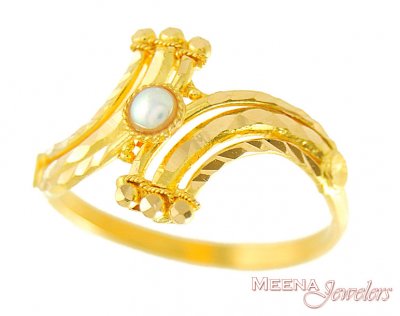 22Kt Ladies Gold Ring ( Ladies Gold Ring )