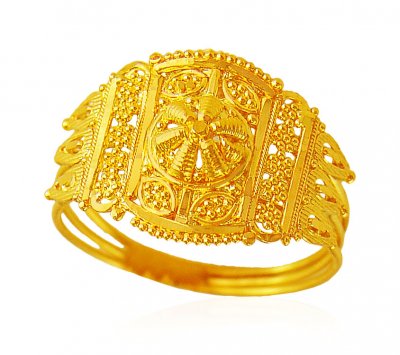 22kt Fancy Gold Ring ( Ladies Gold Ring )