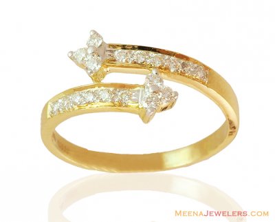 Fancy Double Arrow Diamond Ring   ( Diamond Rings )