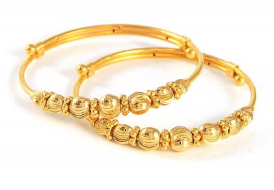 22kt Gold Baby Jewelry (Bangles) ( Baby Bangles )
