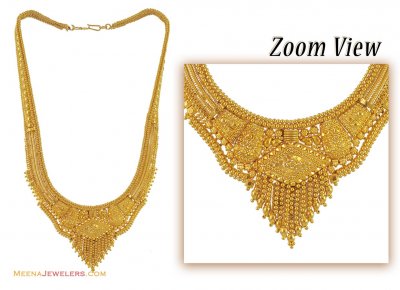 22K Necklace Without Earrings ( Bridal Necklace Sets )
