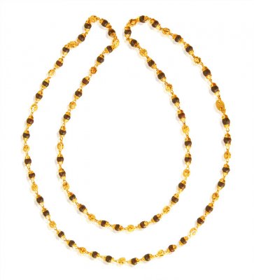 22K Gold Tulsi Mala 24IN ( 22Kt Long Chains (Ladies) )