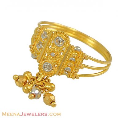 22K Indian Gold  Ring ( Ladies Gold Ring )