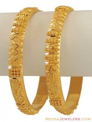 Indian Gold Bangles (22Kt) ( Gold Bangles )