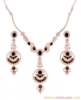 22K Gold Pakistani Necklace Set ( Gold Designer Sets )