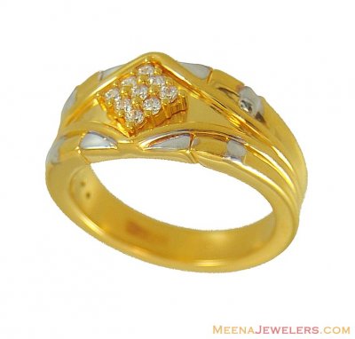 Mens Gold Signity Ring ( Mens Signity Rings )