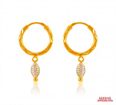 22 karat Gold Hoop Earrings ( Hoop Earrings )