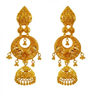 22Karat Gold Long earring ( Long Earrings )