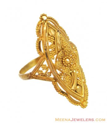 Indian Bridal Ring (22K) ( Ladies Gold Ring )