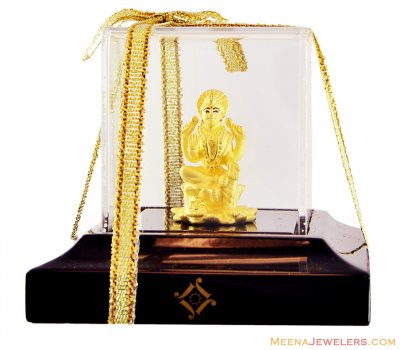 24K Pure Gold Goddess Laxmi Murti ( Ganesh, Laxmi, Krishna and other Gods )