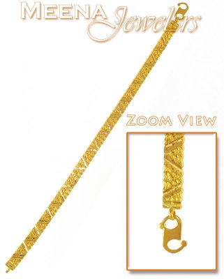 22Kt Gold Reversible Ladies Bracelet ( Ladies Bracelets )