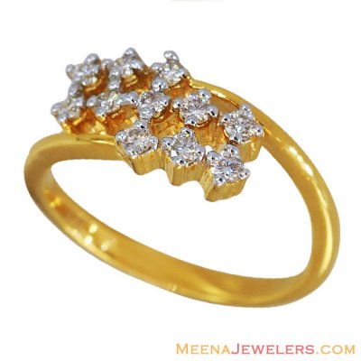 18k Sophisticated Diamond Ring  ( Diamond Rings )
