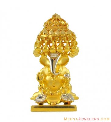 22K Ganesh Murti (Hindu Idol) ( Ganesh, Laxmi, Krishna and other Gods )